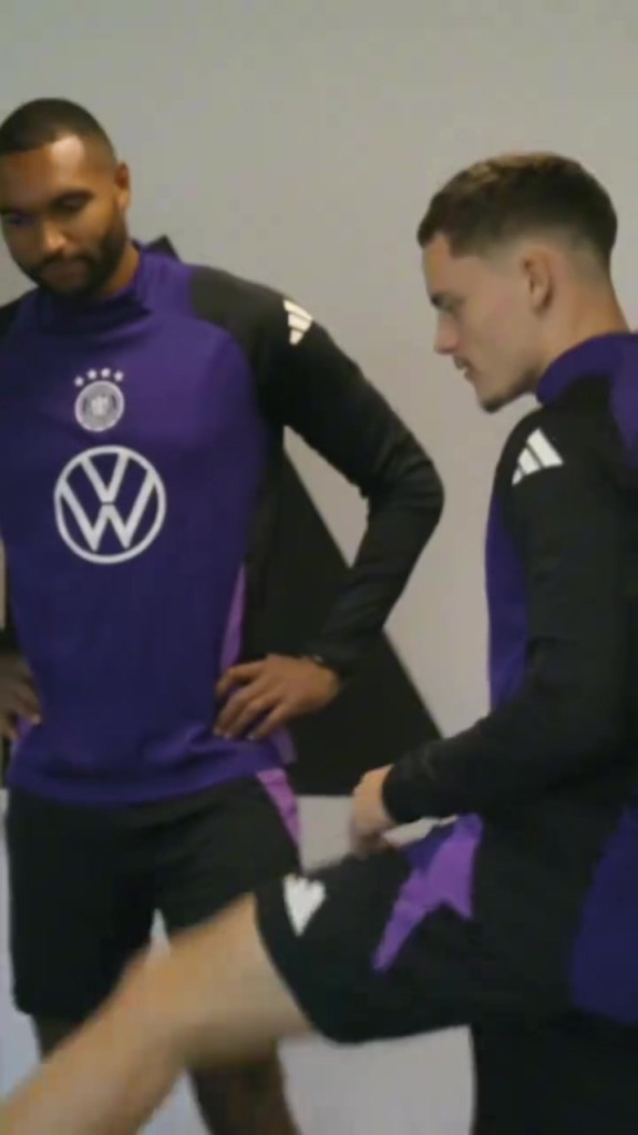 维尔茨很开心啊！德国队备战世预赛的训练！