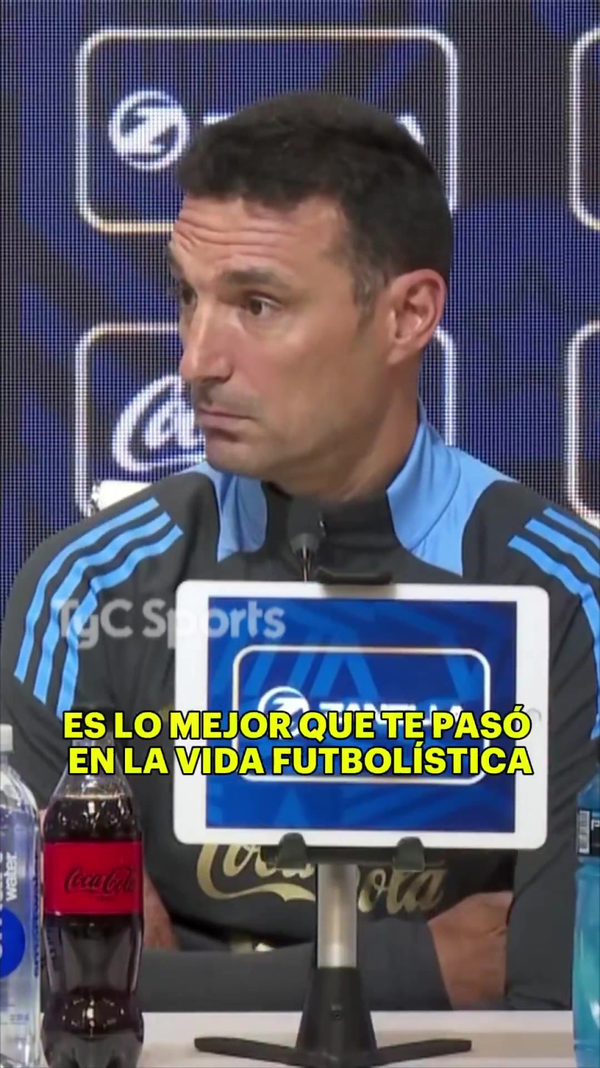 斯卡洛尼：这不是梅西在阿根廷最后一场比赛，我们必须好好享受