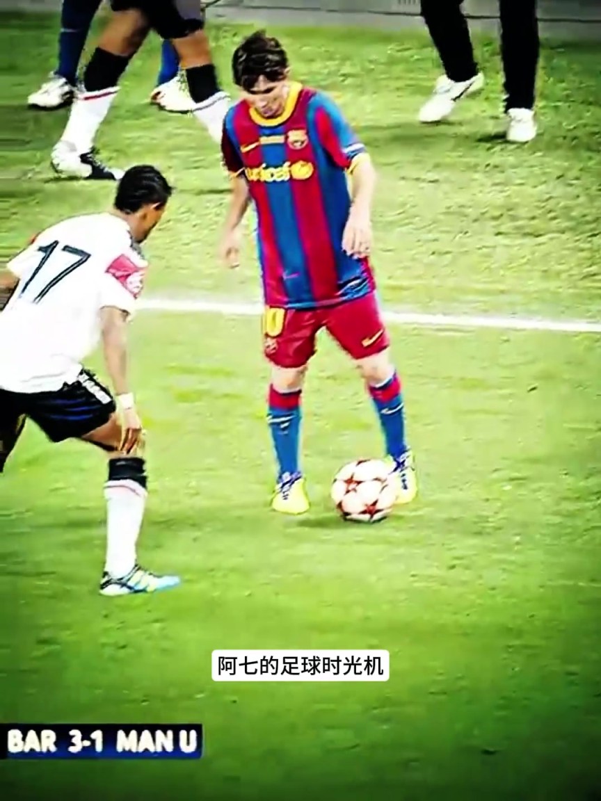 梅西原地过人有多难防！数数总共几个微动作？