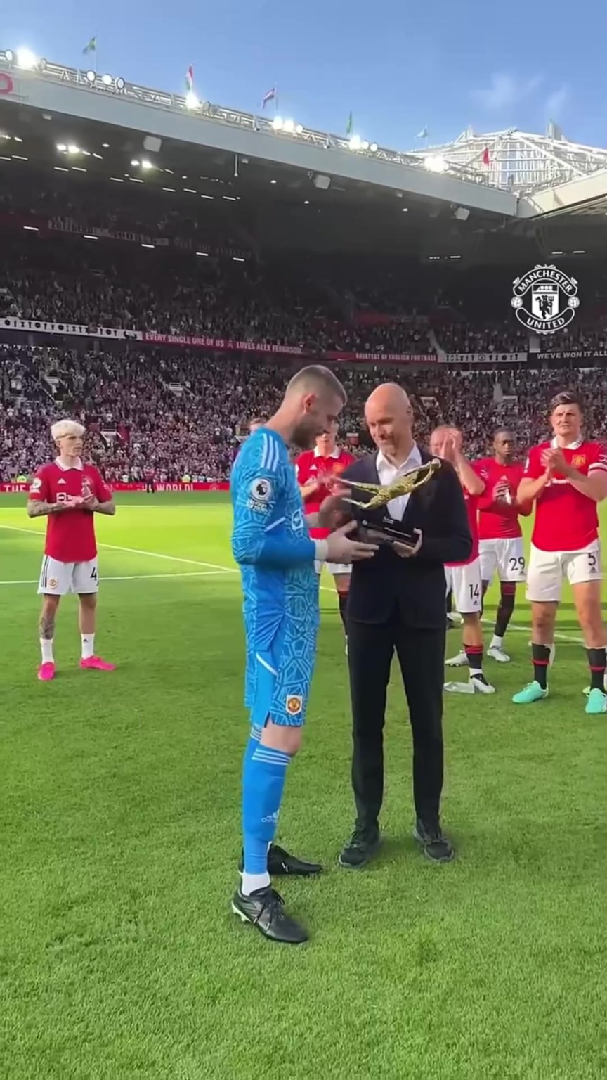 金手套换不来续约！22-23赛季德赫亚17次零封获金手套奖！