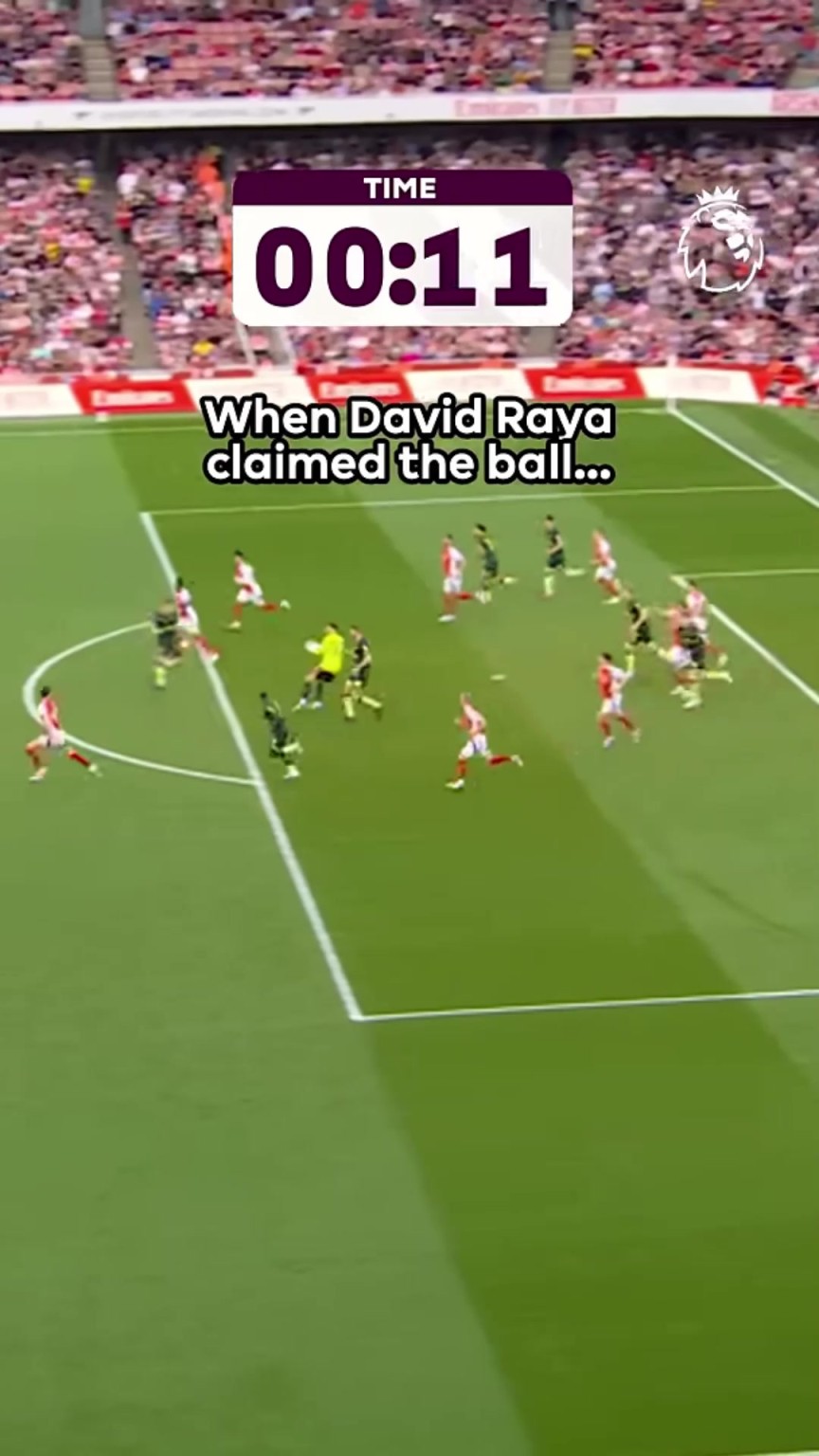 快如闪电！赖斯10秒奔袭70米送助攻！